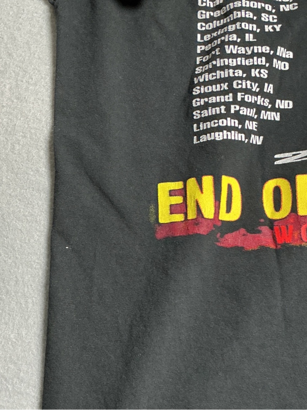 KISS Concert Tee End of the Road 2020 World Tour Black Graphic Tour T-Shirt - Picture 10 of 12